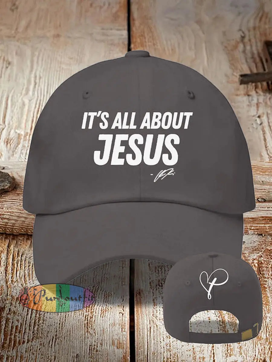 It’s all about Jesus ck neutral hats Dark Gray / ONE