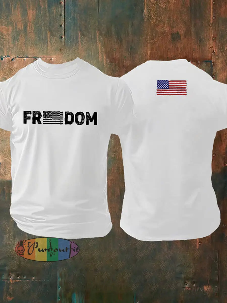 Men’s Charlie Kirk Turning Point USA Trump Commemorative T-Shirt C / S