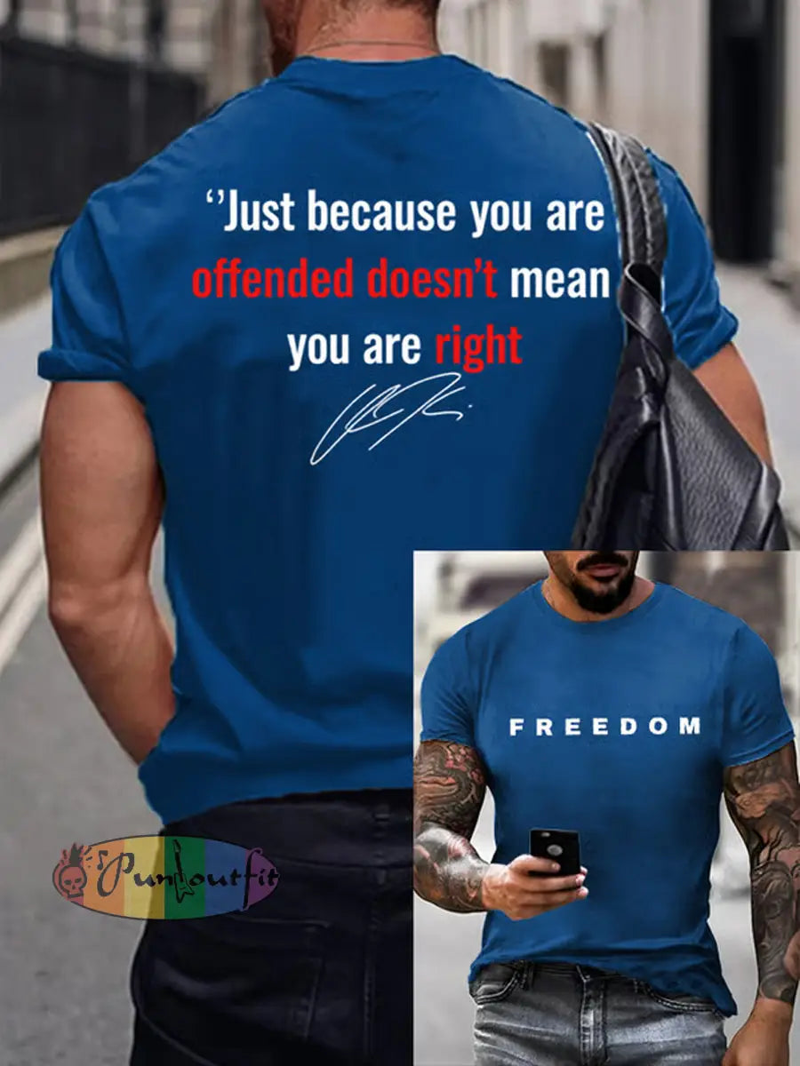 Men’s ’Freedom Isn’t Free’ Turning Point Charlie Kirk Commemorative T-Shirt A / S