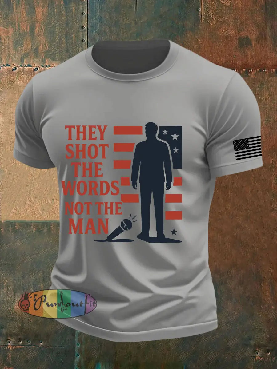 Men’s FREEDOM T-shirt Light Gray / S