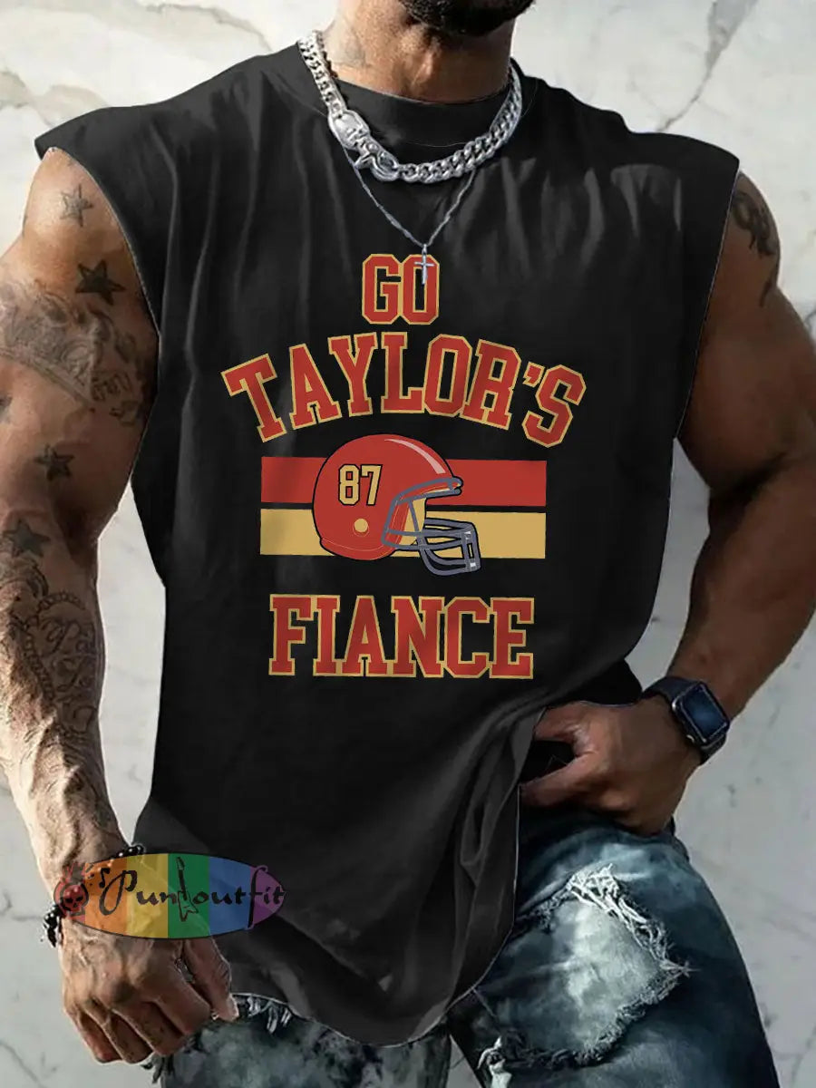 Men’s gym teacher and english teacher love story vest Black / S