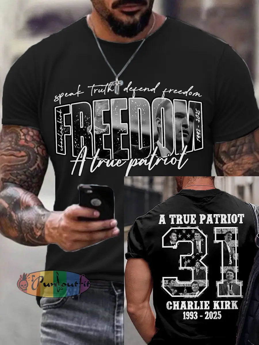 Men’s Patriot T-shirt Black / S
