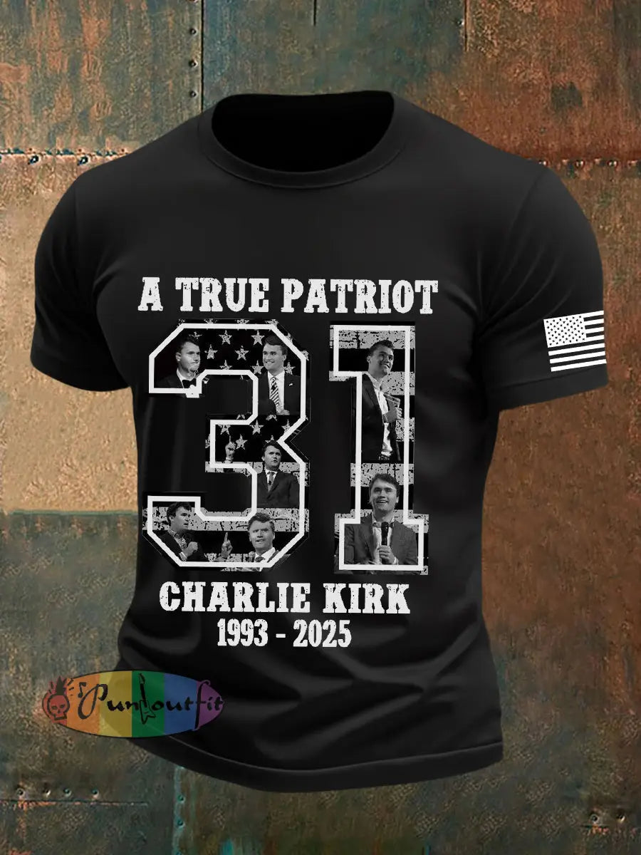 Men’s Patriot T-shirt Black / S