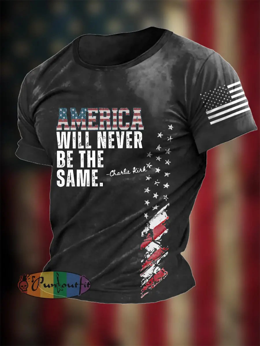 Men’s Patriot T-shirt Black / S