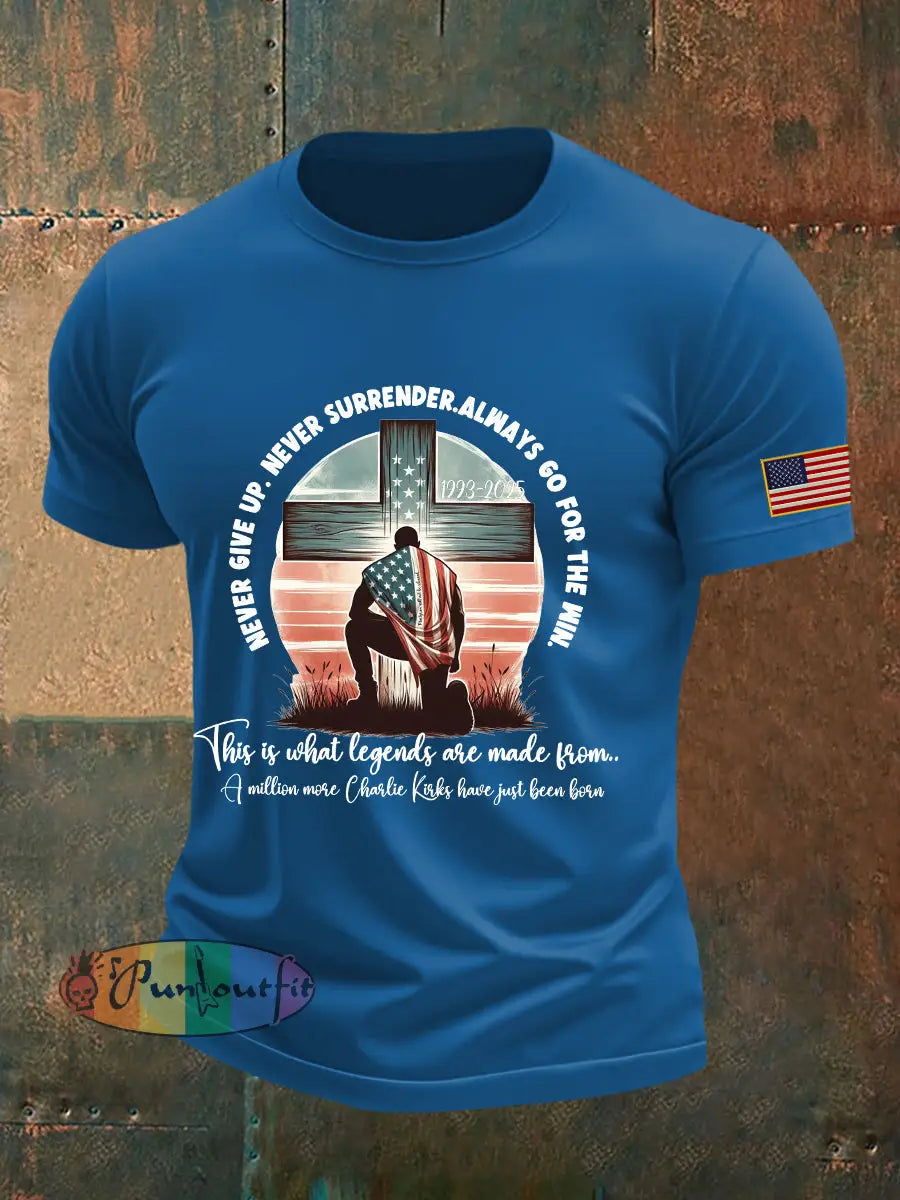 Men’s Patriot T-shirt Blue / S