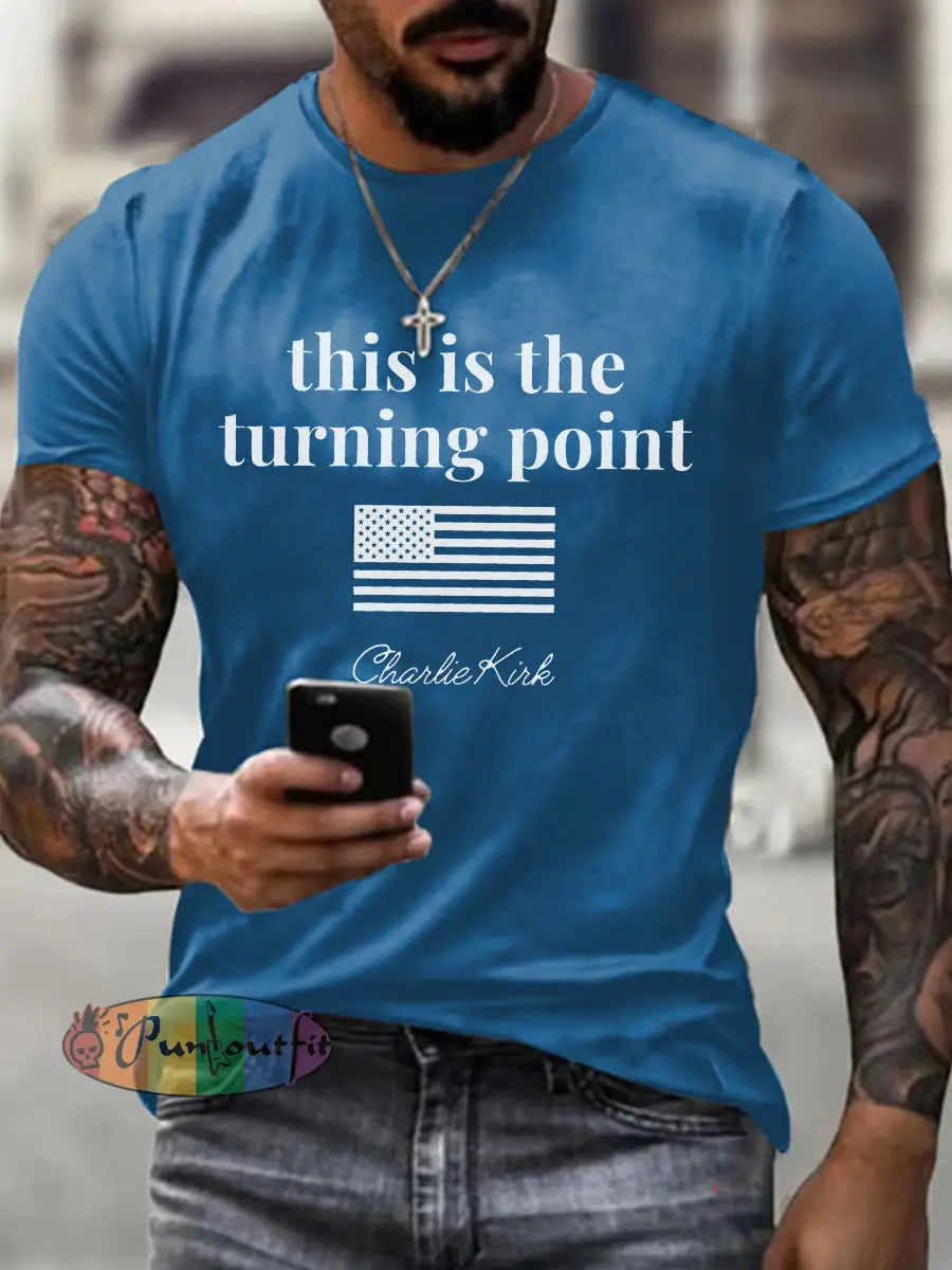 Men’s Patriot T-shirt Blue / S