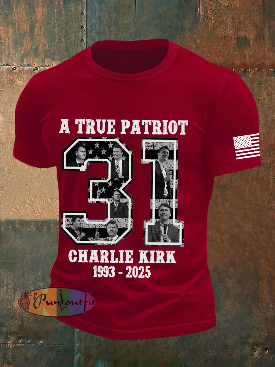 Men’s Patriot T-shirt Deep Red / S