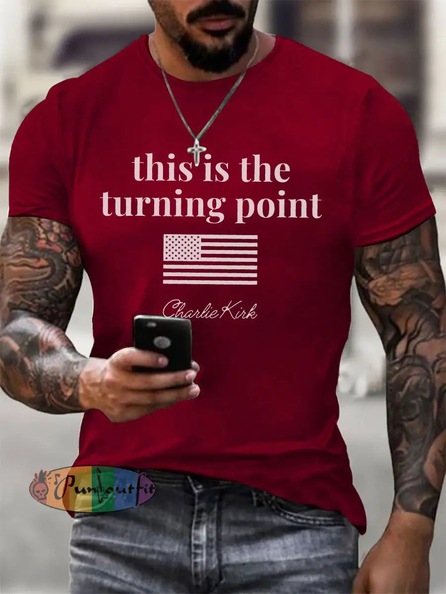 Men’s Patriot T-shirt Deep Red / S