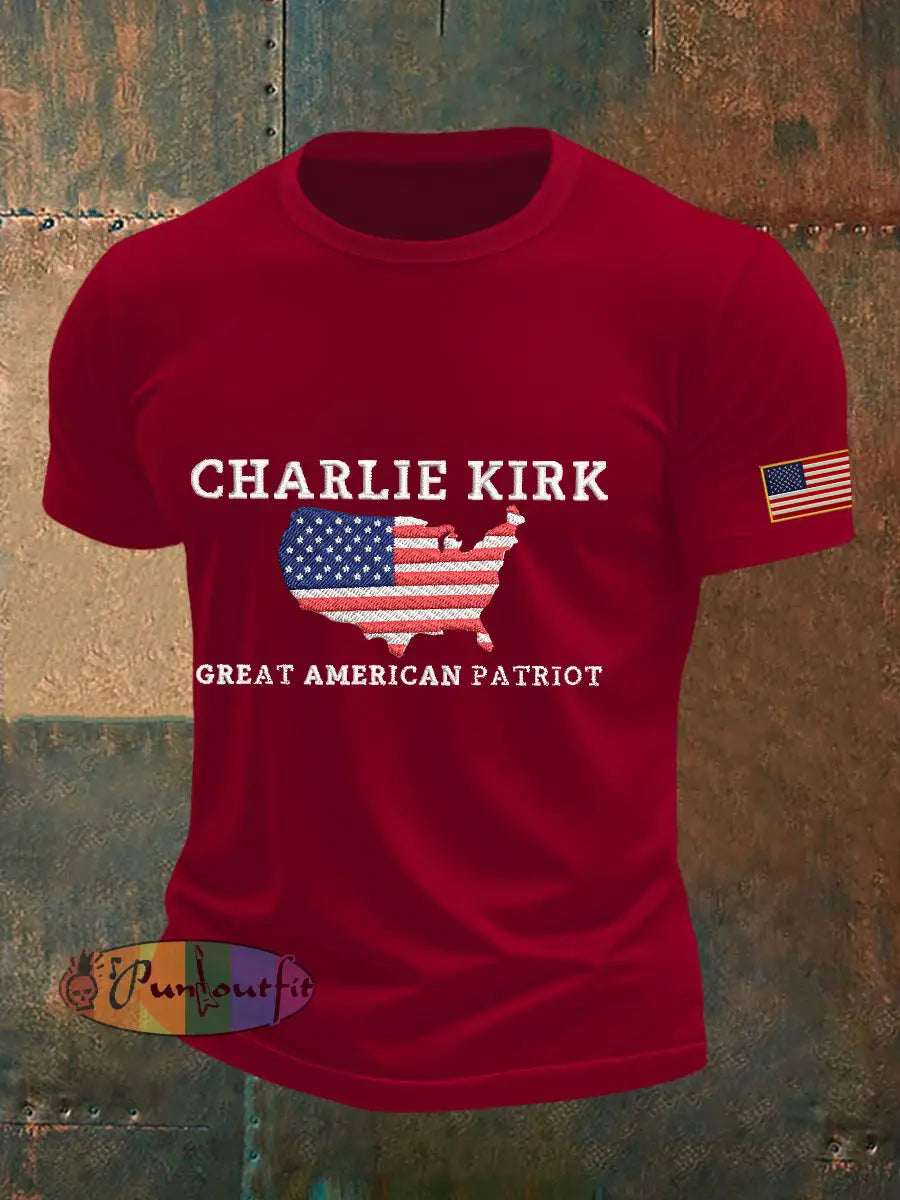 Men’s Patriot T-shirt Deep Red / S