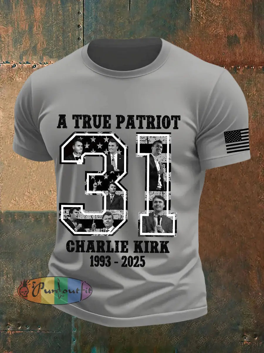 Men’s Patriot T-shirt Light Gray / S