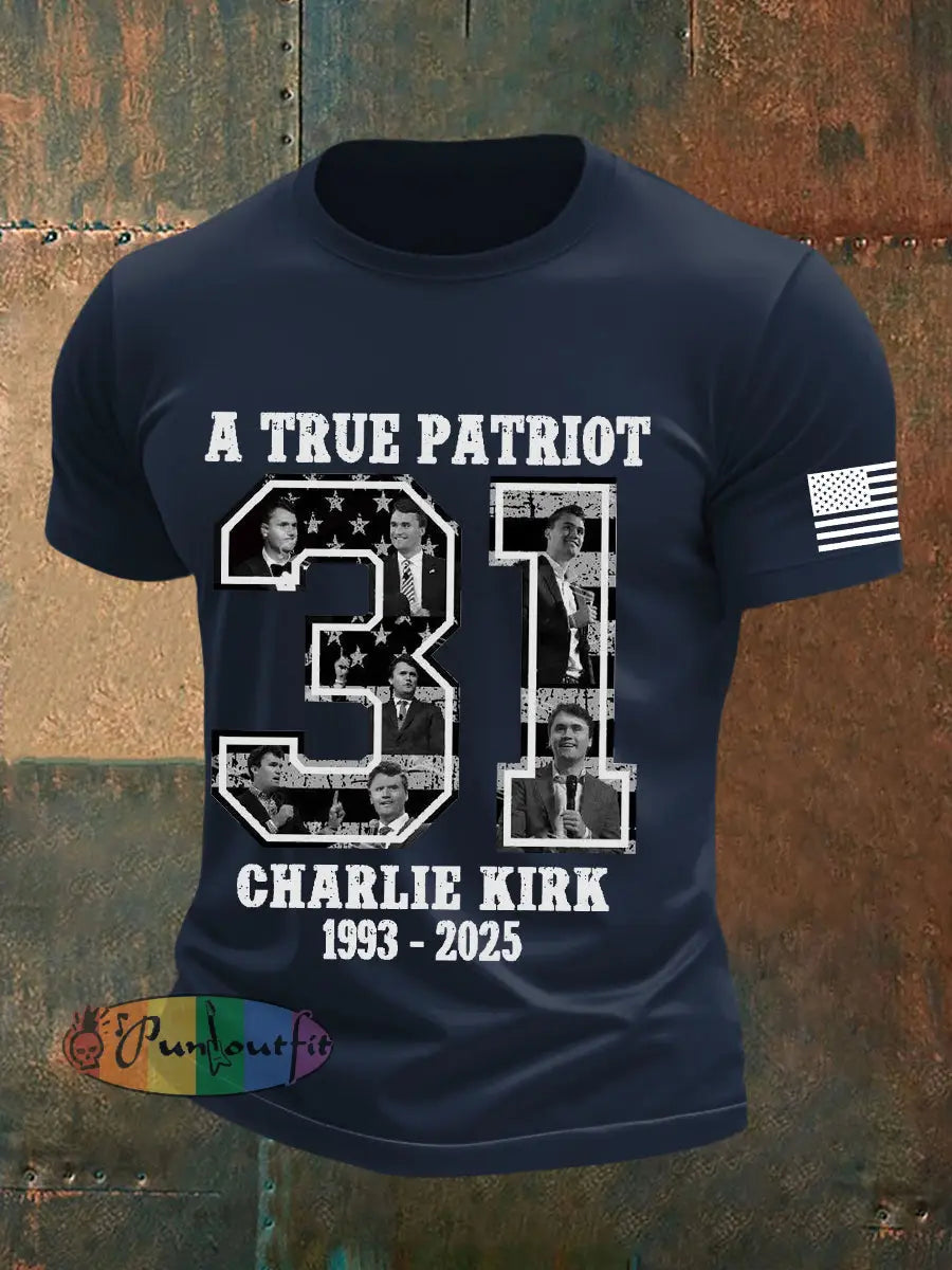 Men’s Patriot T-shirt Navy Blue / S