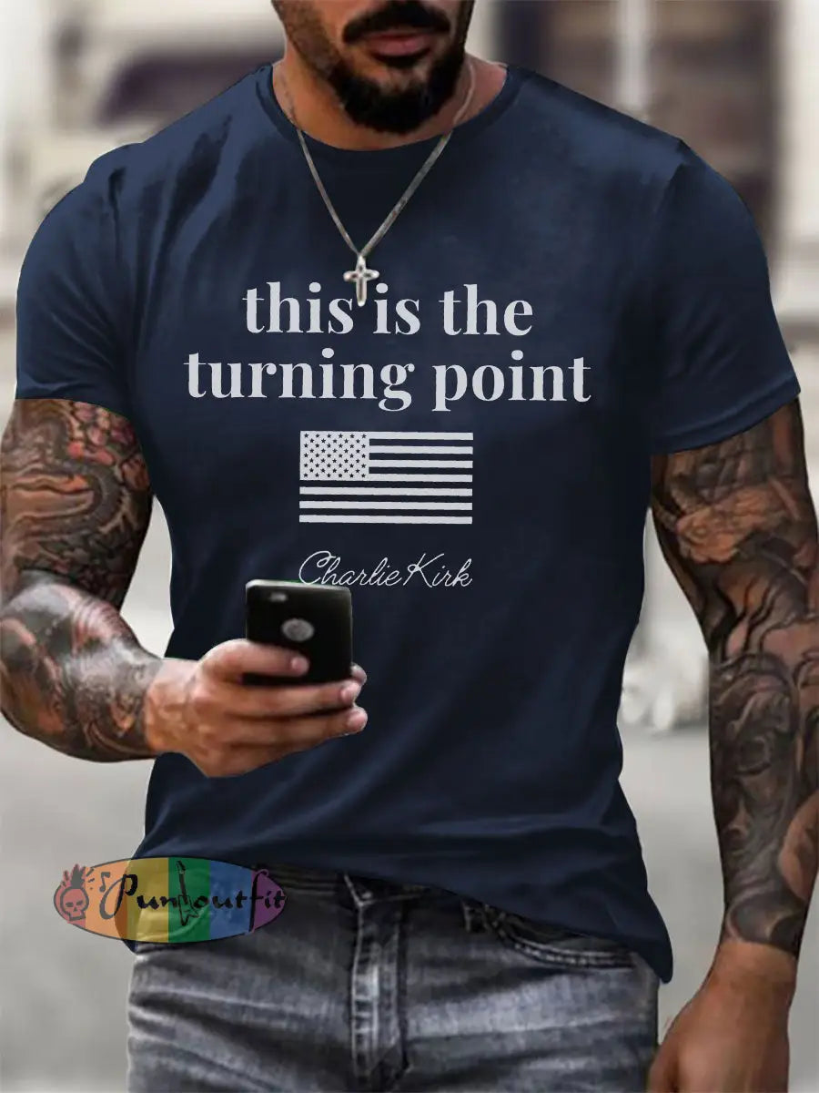Men’s Patriot T-shirt Navy Blue / S