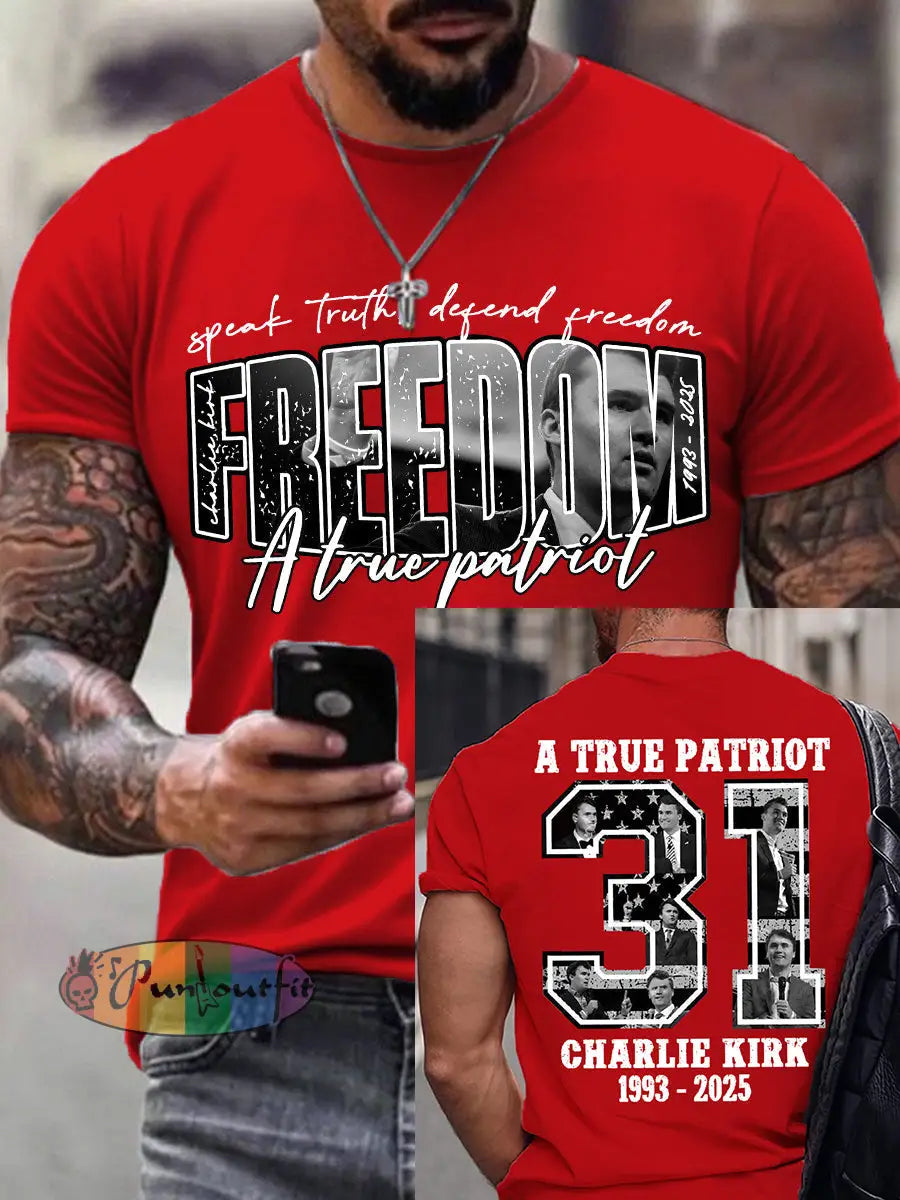 Men’s Patriot T-shirt Pure Red / S