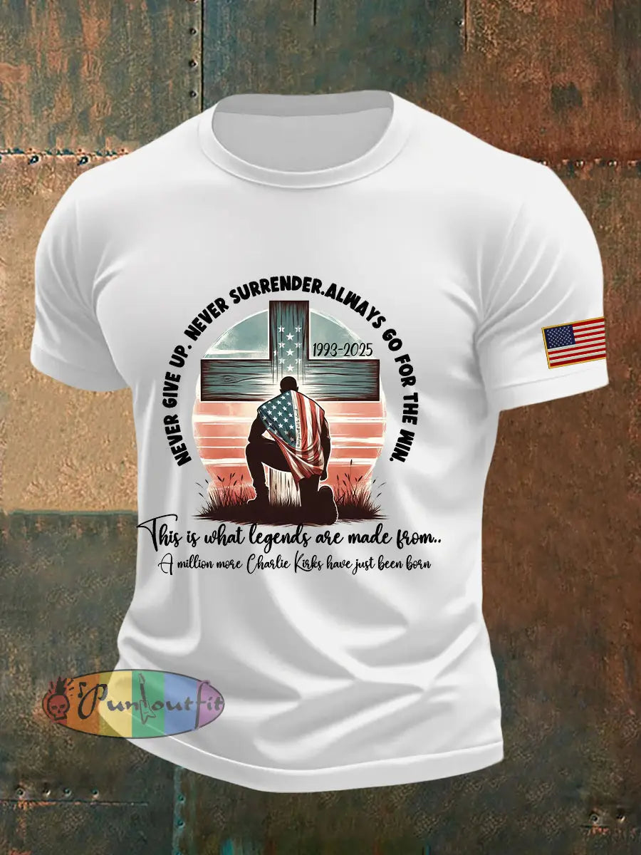 Men’s Patriot T-shirt White / S