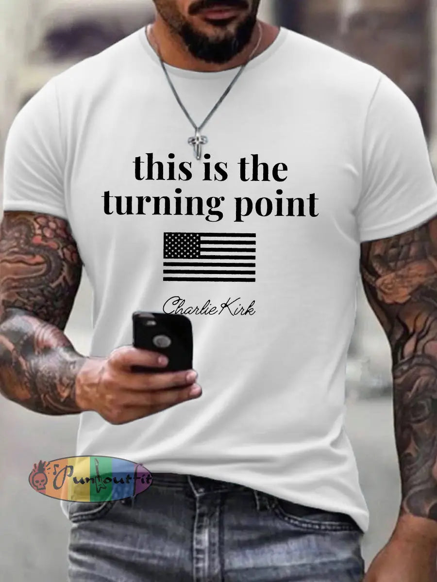 Men’s Patriot T-shirt White / S