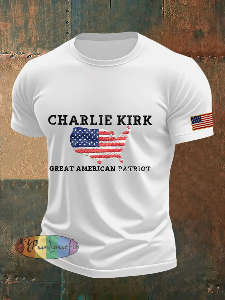 Men’s Patriot T-shirt White / S