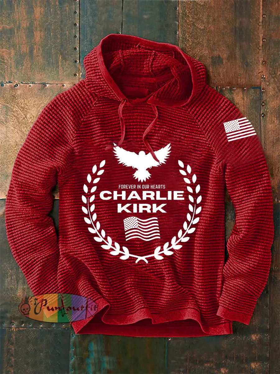 Men’s Patriotic Hoodie Red / S