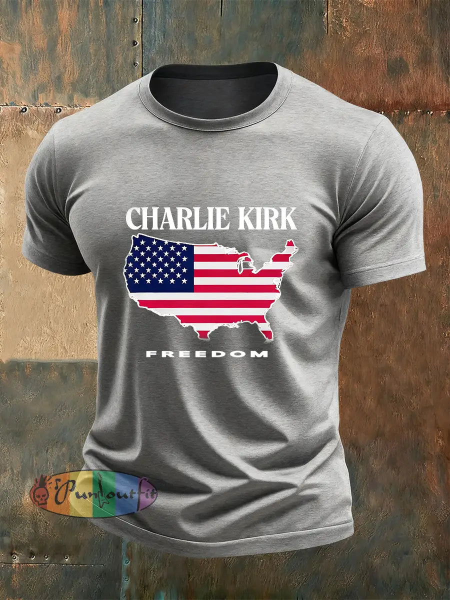 Men’s Vintage Freedom Casual T-Shirt A / S