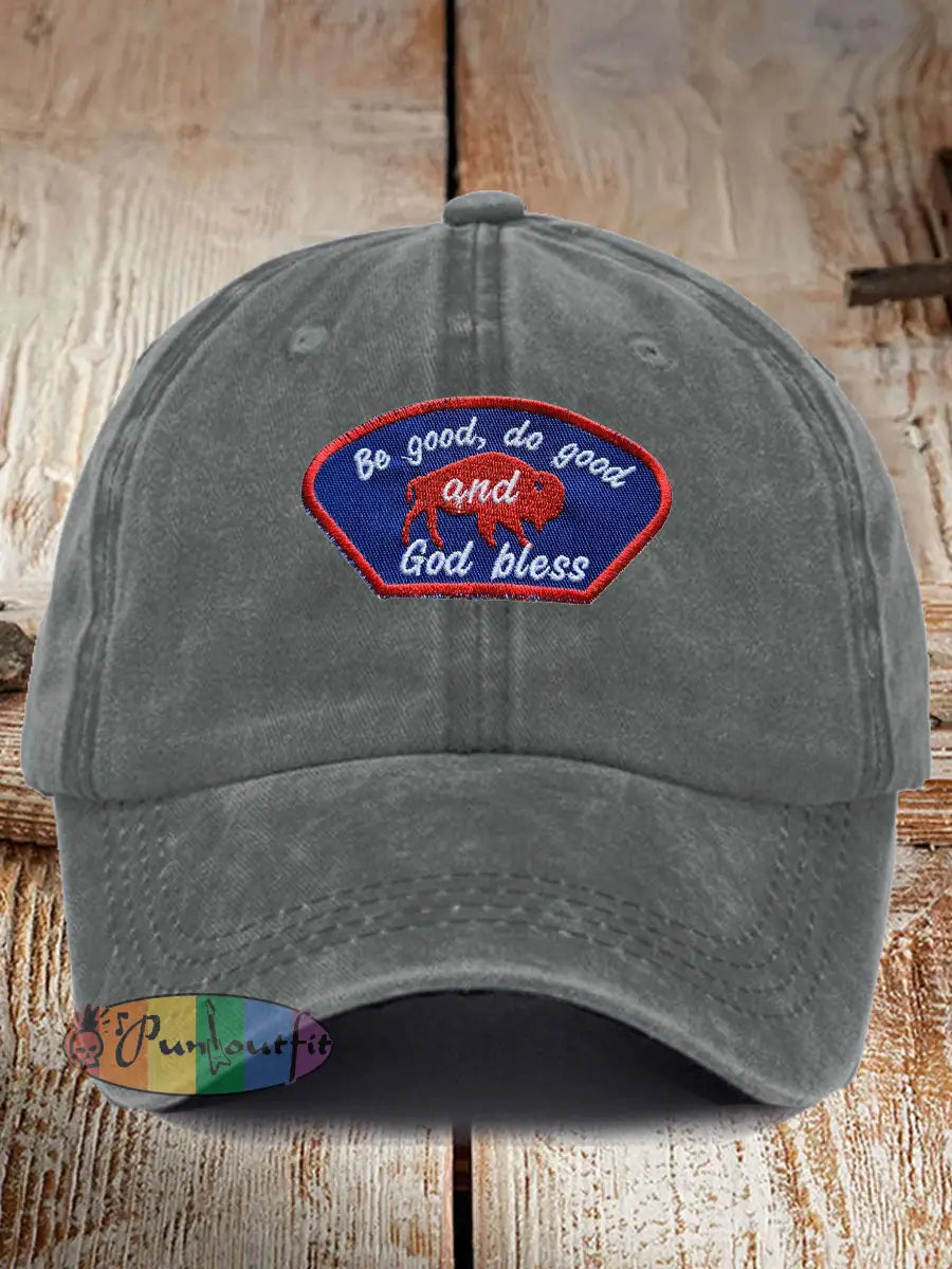 Unisex Buffalo Football Lover Print Hat Light Gray / ONE
