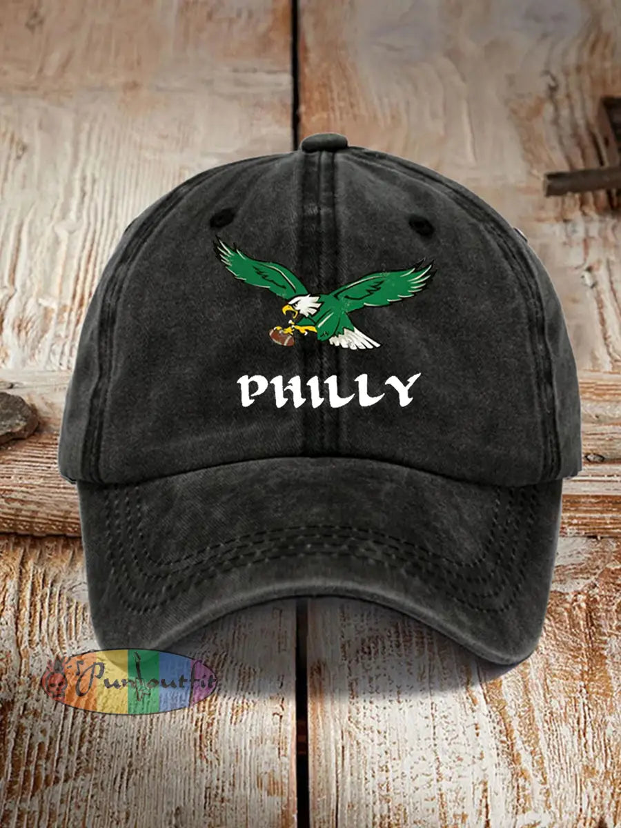 Unisex Fly Eagles! Football Fans Lovers Gameday Hat Black / ONE