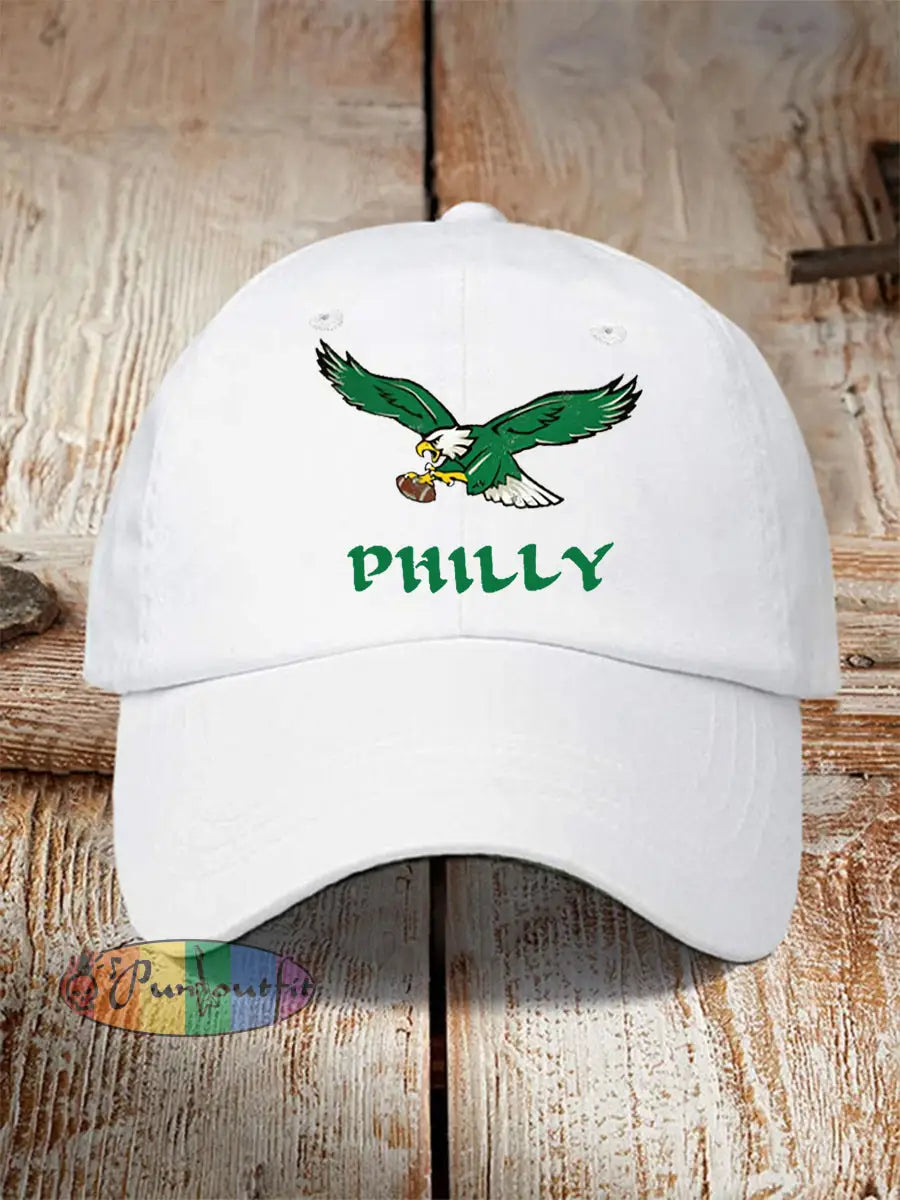 Unisex Fly Eagles! Football Fans Lovers Gameday Hat White / ONE