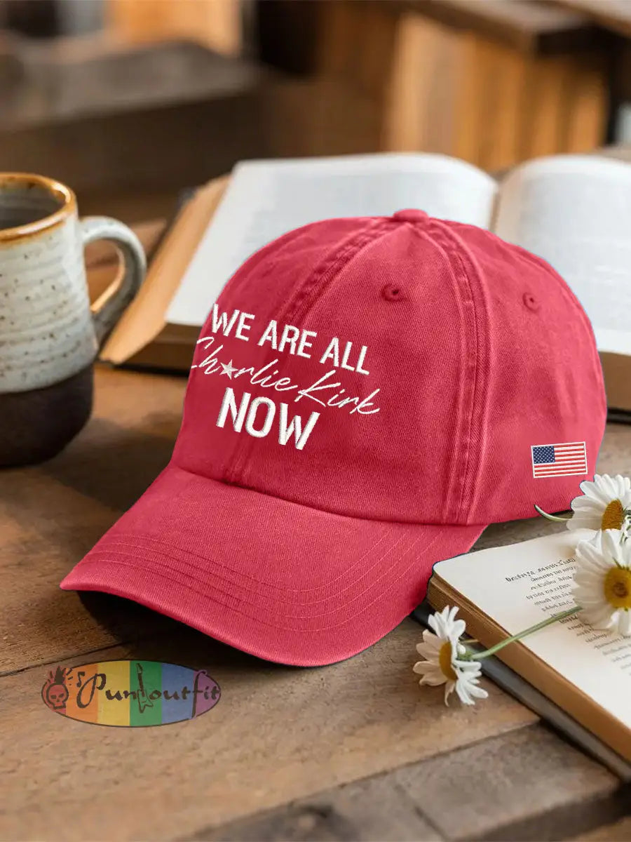 Voice Of Freedom Printed Casual Unisex Hat Red / ONE