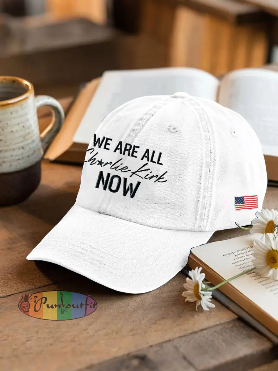 Voice Of Freedom Printed Casual Unisex Hat White / ONE