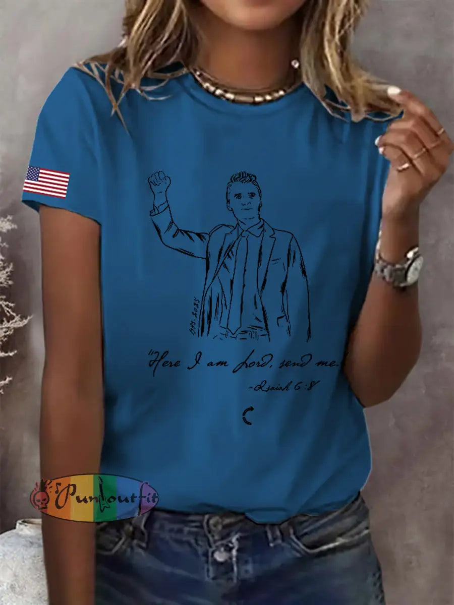 Women’s Memorial T-Shirt Blue / S
