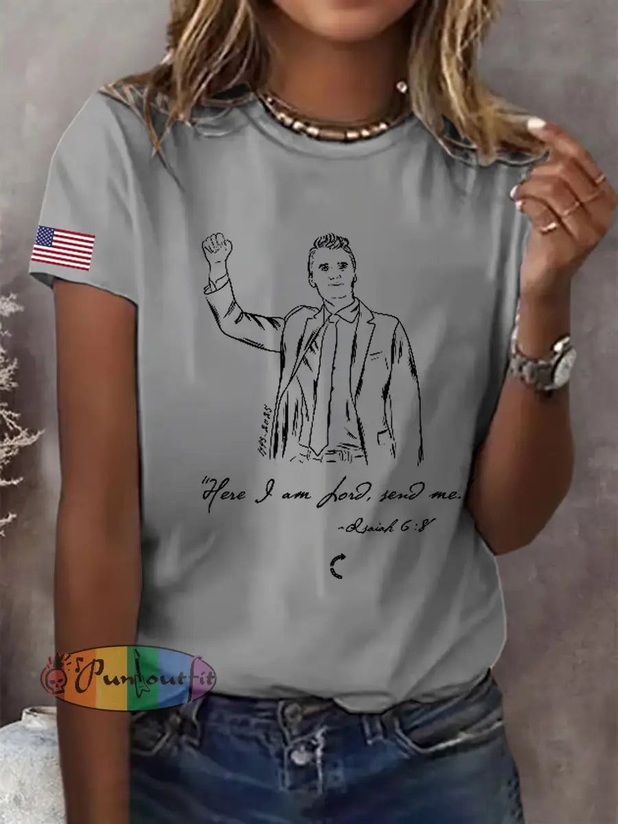 Women’s Memorial T-Shirt Light Gray / S