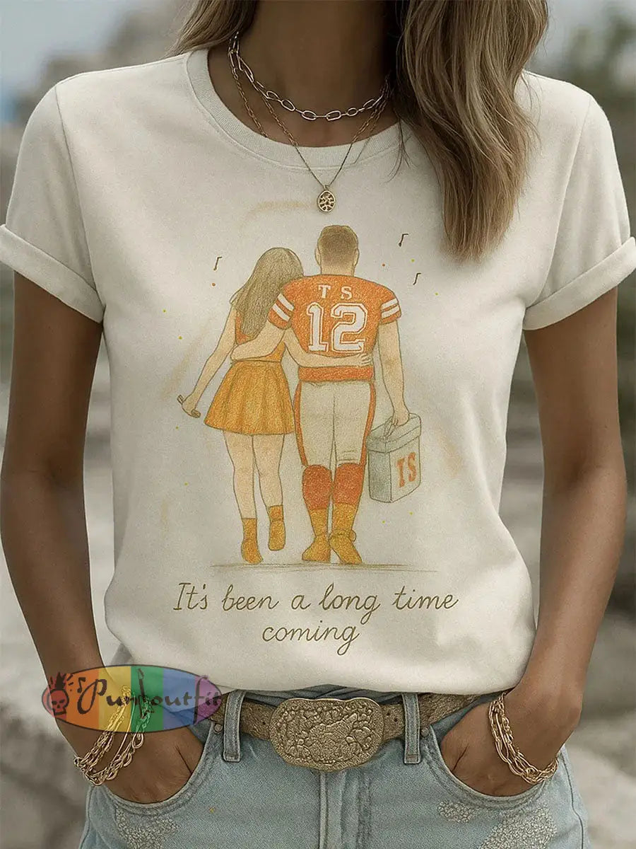 Women’s My Engagement Day Art Print Casual T shirt As picture / S
