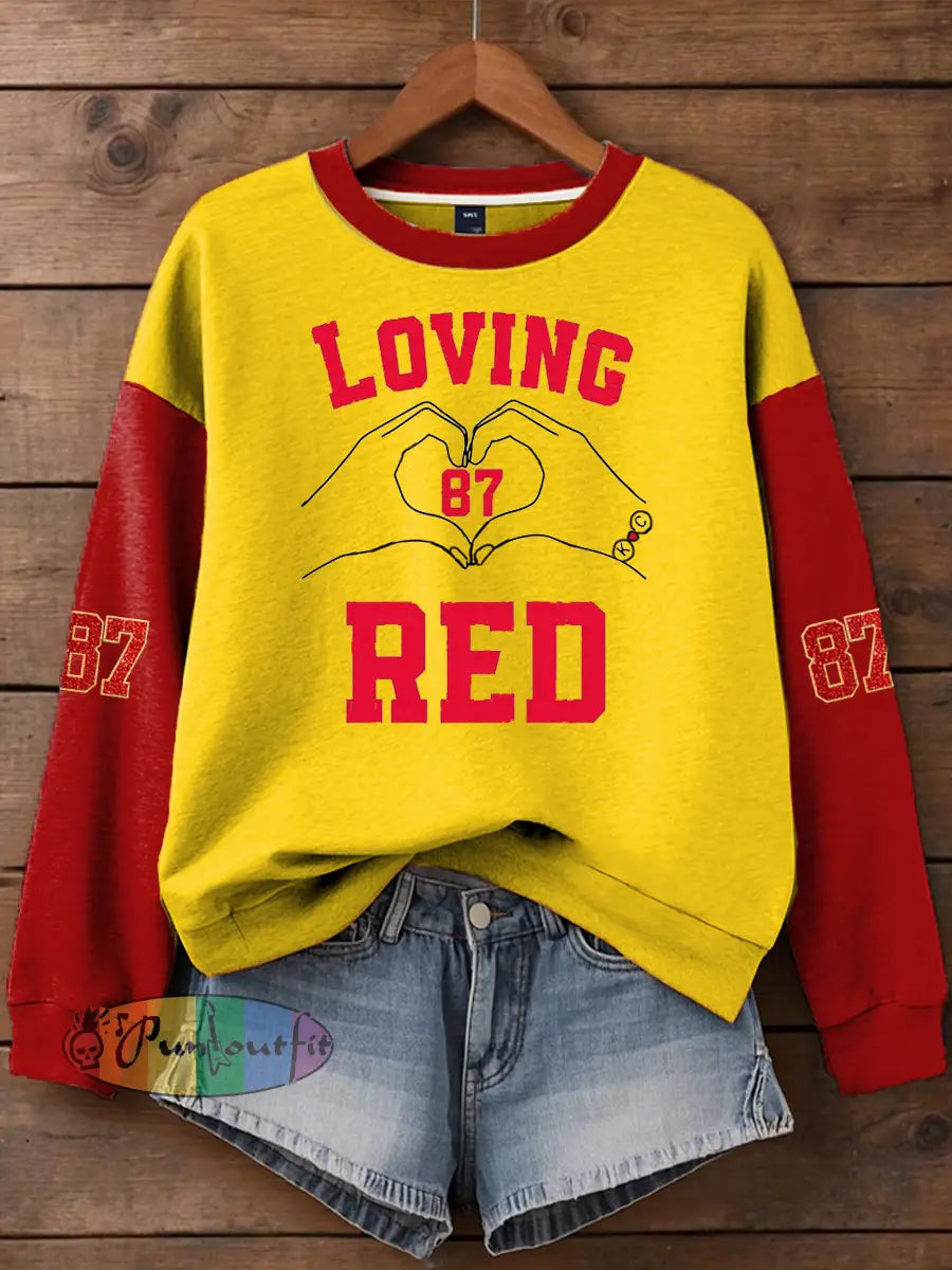 Women’s Taylor Swift and Travis Kelce Engagement Regular Sweatshirt As picture / S