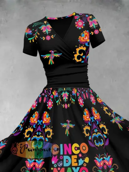 Women’s Cinco De Mayo Print Dress