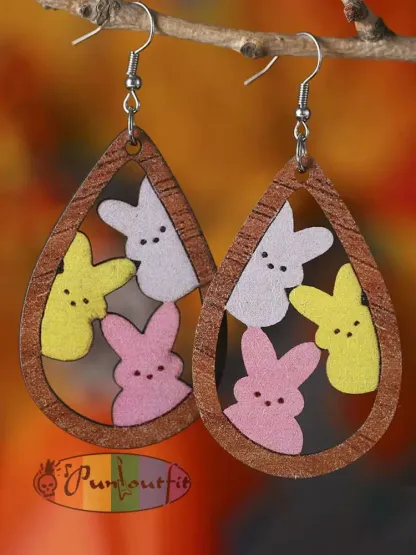 Women’s Easter Bunny Earrings - As picture · JM