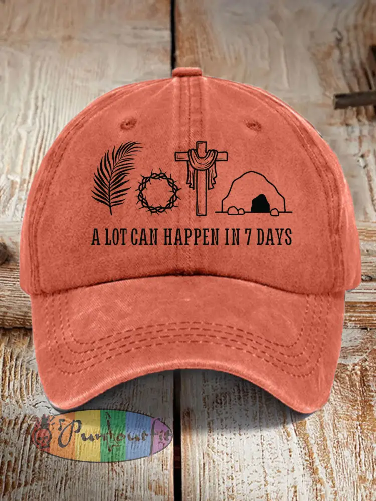 Unisex A Lot Can Happen In 3 Days Christian Easter Hat