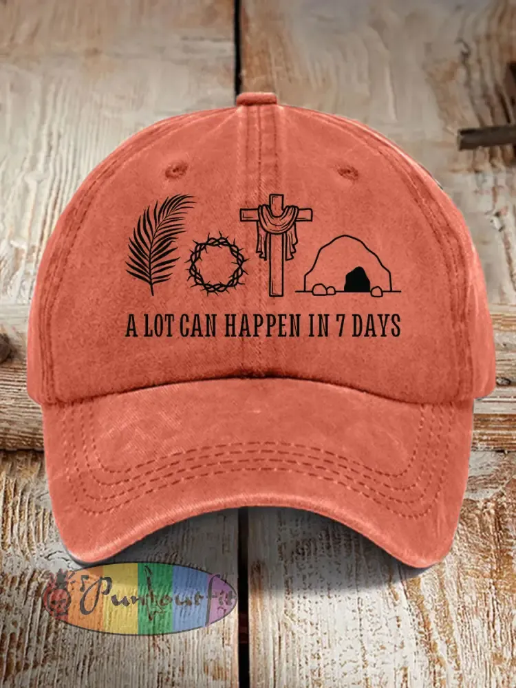 Unisex A Lot Can Happen In 3 Days Christian Easter Hat