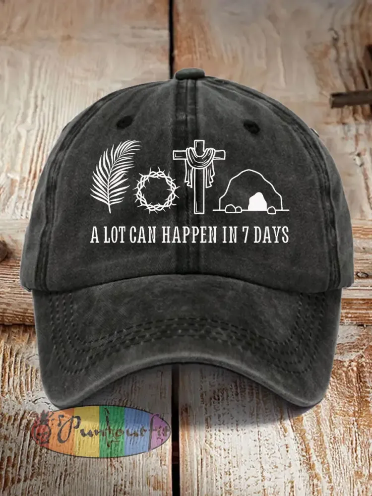 Unisex A Lot Can Happen In 3 Days Christian Easter Hat