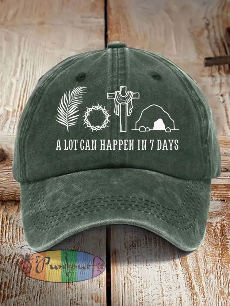 Unisex A Lot Can Happen In 3 Days Christian Easter Hat
