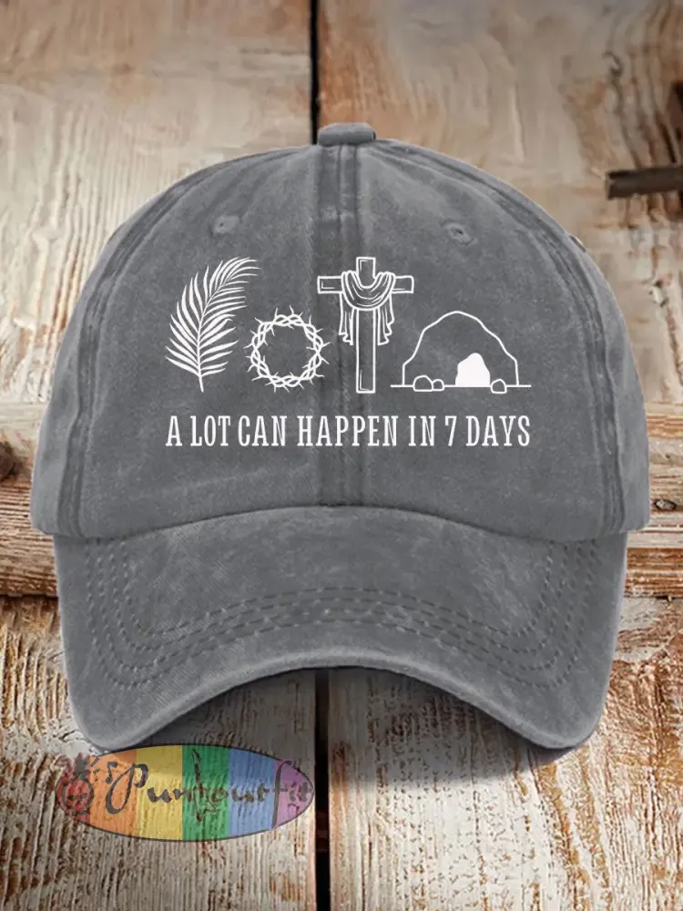 Unisex A Lot Can Happen In 3 Days Christian Easter Hat