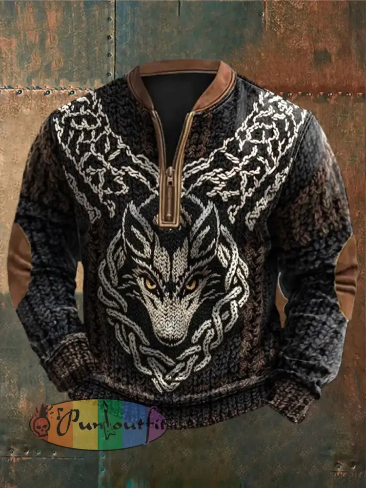 Men’s Viking sweater print sweatshirt
