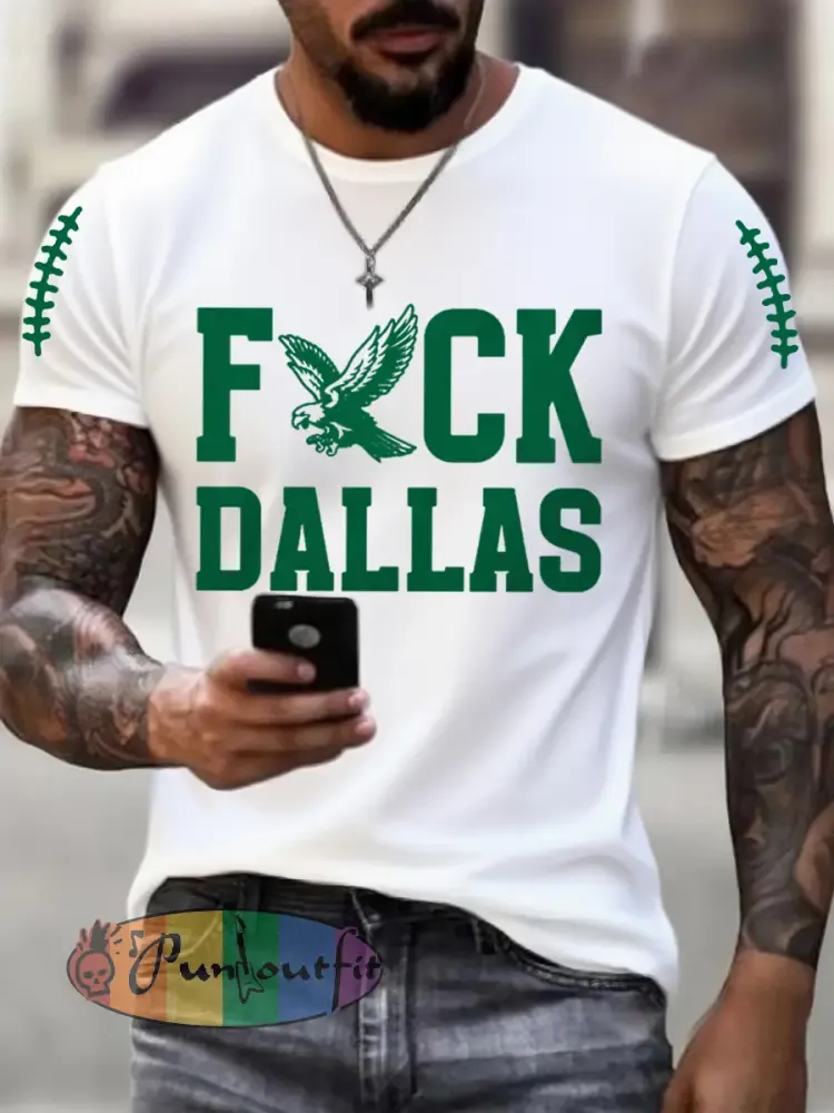 Men’s Football Fans Lovers Gameday Casual Tee