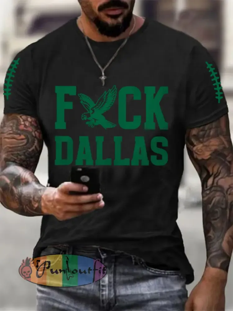 Men’s Football Fans Lovers Gameday Casual Tee