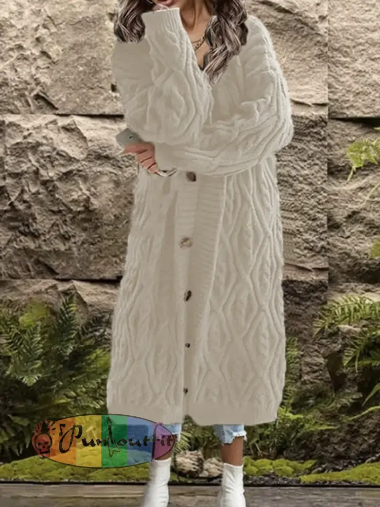 Women’s Cable Knit Cardigan Sweater