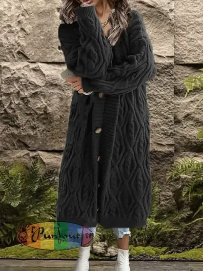 Women’s Cable Knit Cardigan Sweater