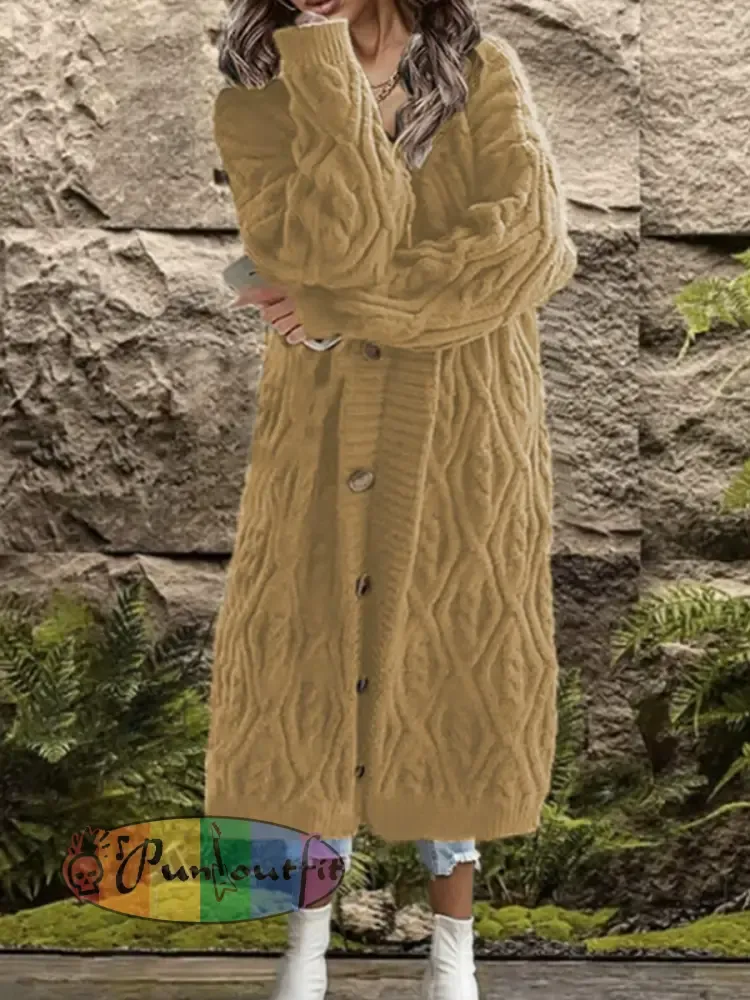 Women’s Cable Knit Cardigan Sweater