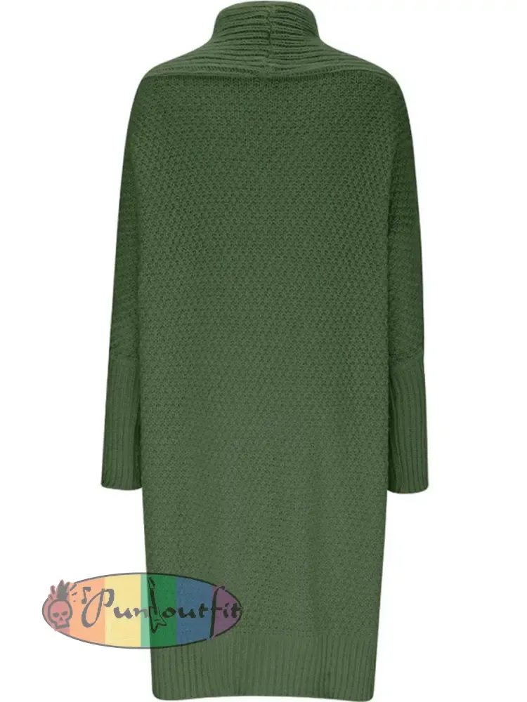 Women’s Batwing Sleeve Chunky Knit Cardigan Sweater