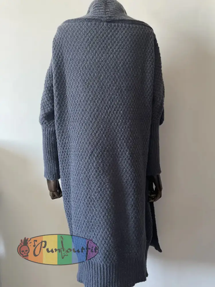 Women’s Batwing Sleeve Chunky Knit Cardigan Sweater
