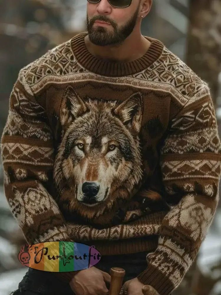 Men’s Viking Wolf Sweater