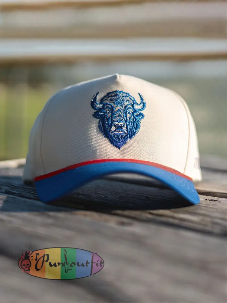 Unisex Buffalo Football Lover Printed Hat - Blue · ONE