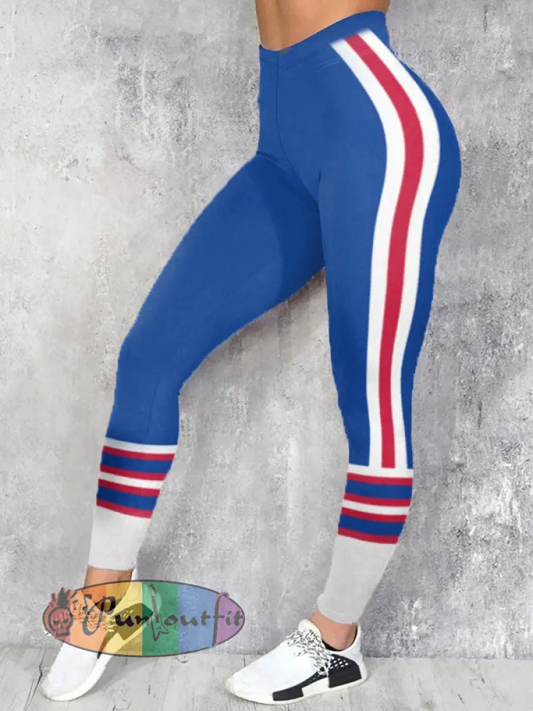 Women’s Buffalo Football Lover Printed Yoga Leggings