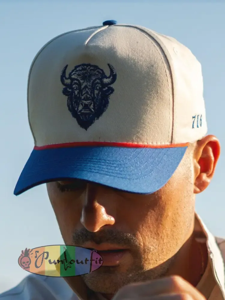 Unisex Buffalo Football Lover Printed Hat - Blue · ONE